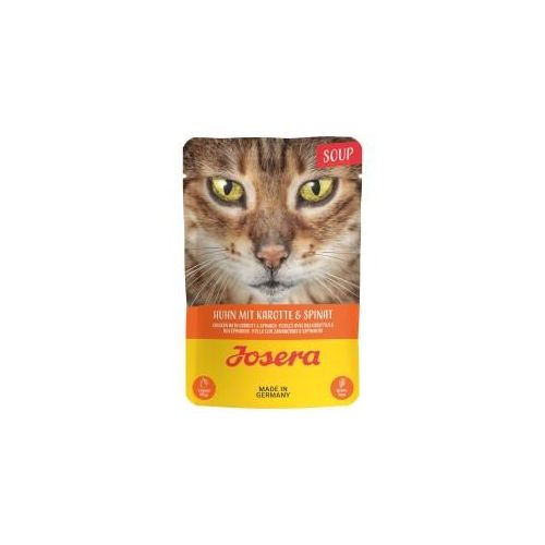 Josera Soup Katze, Adult, Huhn mit Karotte & Spinat 16x70 g