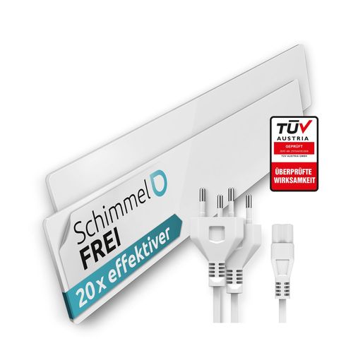 Schimmel Dry – 2er Set | Schimmelentferner für Wand & Bad | Ohne Chemie, dauerhaft schimmelfrei | Alternative zu Schimmelspray & Schimmelfarbe