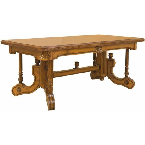 Casa Padrino Luxus Barock Esstisch Braun 200-276 cm - Barockstil Möbel