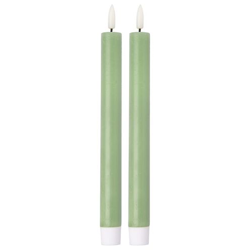 2 LED Stabkerzen im Set