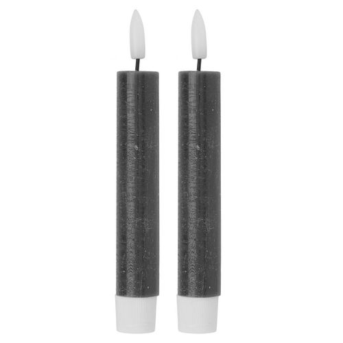 2 LED Stabkerzen im Set