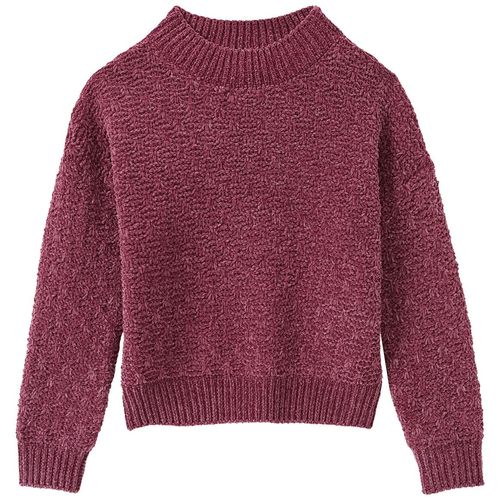 Mädchen Pullover aus Chenille-Garn