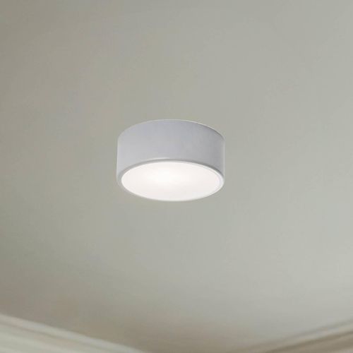 Deckenleuchte Cleo, Ø 20 cm, IP54, grau, Metall, E27