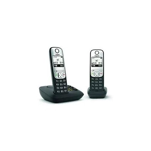 Gigaset DECT Telefon A690A Duo Schwarz Schnurlos
