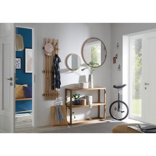 Mid.you Konsole , Natur , Holz , Eiche , massiv , 99x80x26 cm , Wohnzimmer, Wohnzimmertische, Konsolentische
