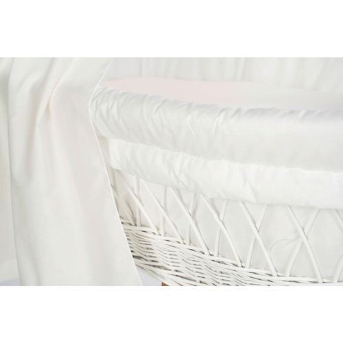 Mionido Stubenwagenset Textile Ausstattung Basic , Creme , Kunststoff, Textil , 4-teilig , 45x40x85 cm , Babymöbel, Babybetten, Stubenwagen &