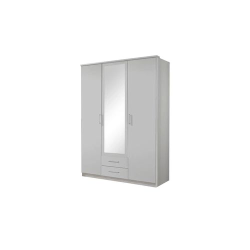 Kleiderschrank Osaka - weiß - 135 cm - 199 cm - cm 58,0 - Sconto