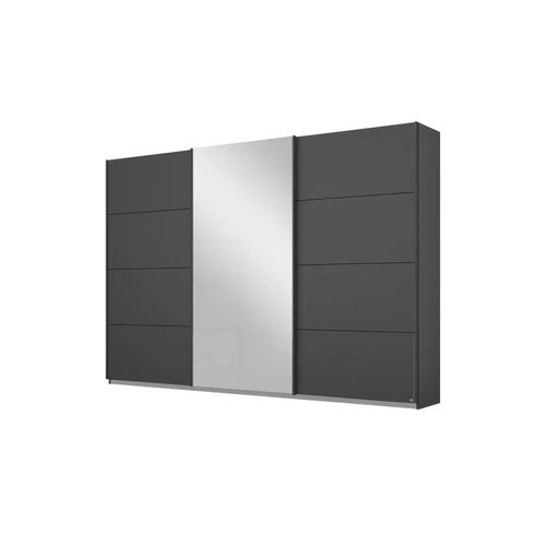 Schwebetürenschrank Kulmbach - grau - 271 cm - 210 cm - cm 62,0 - Sconto
