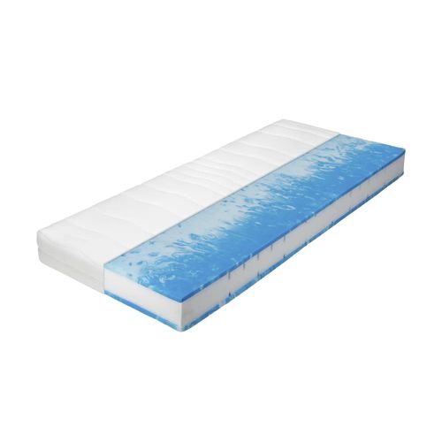 7-Zonen-Komfortschaum-Matratze Gel Sense - weiß - 140 cm - 20 cm - Sconto