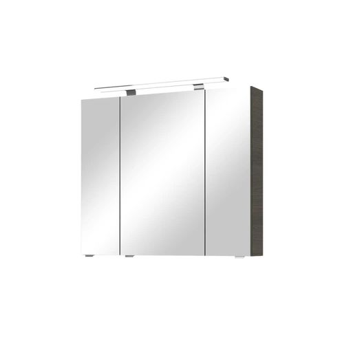 Spiegelschrank Hard - grau - 80 cm - 71 cm - cm 17,0 - Sconto