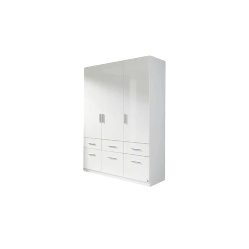 Kleiderschrank Celle - weiß - 136 cm - 197 cm - cm 54,0 - Sconto
