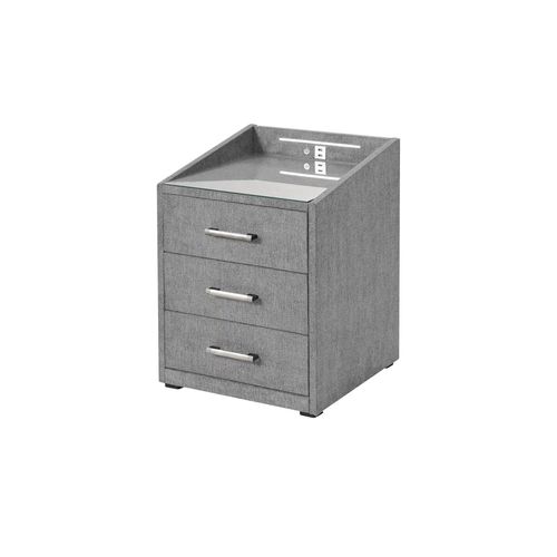 Nachtkonsole Moon - grau - 47 cm - 61 cm - cm 46,0 - Sconto