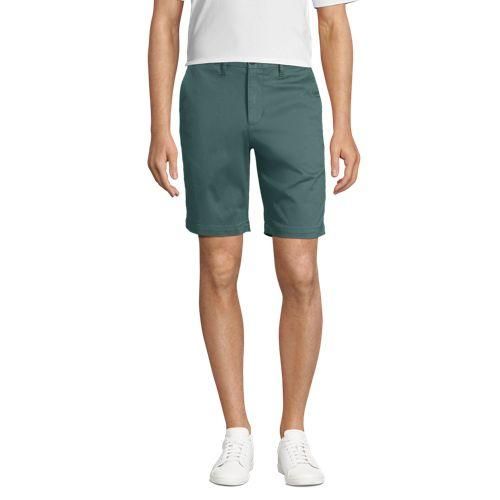 Chino-Shorts mit Stretch, Classic Fit, Herren,  Grün, Baumwoll-Mischung, by Lands' End