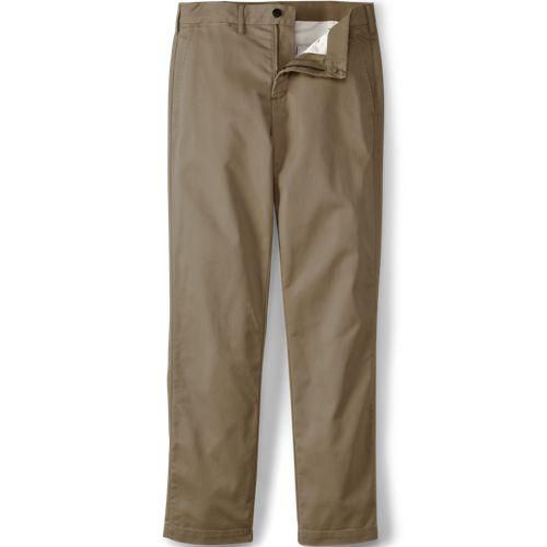 Classic Fit Chinohose TRAVEL, Herren,  Beige, Baumwoll-Mischung/Polyester-Mischung, by Lands' End