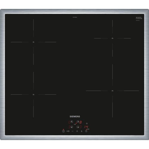 SIEMENS Induktions-Kochfeld "EH645BEB6E", schwarz, B:58,3cm H:5,5cm T:51,3cm, Kochfelder
