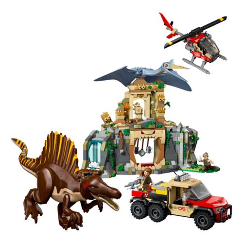 LEGO® Spinosaurier & Quetzalcoatlus: Hubschrauber-Einsatz