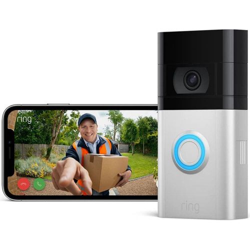 Ring Video Doorbell 3 von Amazon | HD-Video, fortschrittliche Bewegungserkennung und einfache Installation | Beinhaltet eine e 30-Tage-Testversion des Ring Protect-Tarifs.