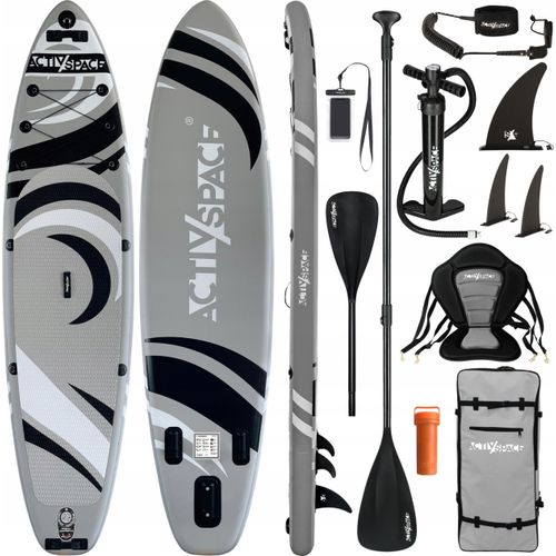 Sup Board Gepumpt 350Cm 220Kg Mit Paddel, Sitz, Rucksack - Activ
