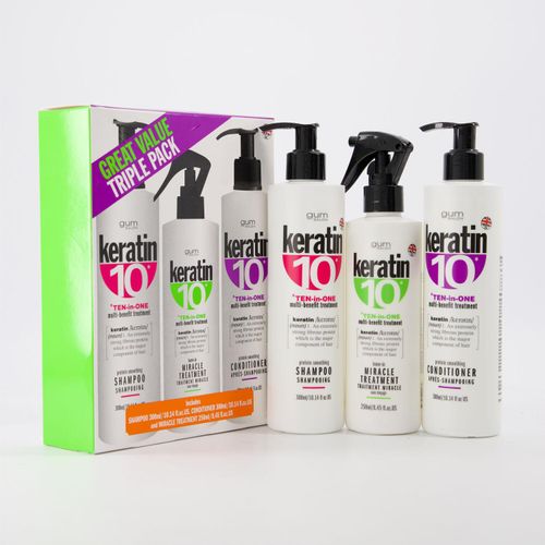 3-teiliges Keratin Haarpflege-Set