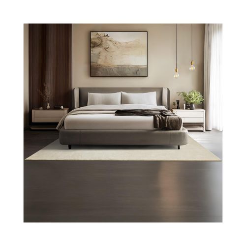 tectake® Kurzflorteppich, verschiedene Größen und Farben, allergikerfreundlich, rutschfeste Unterseite