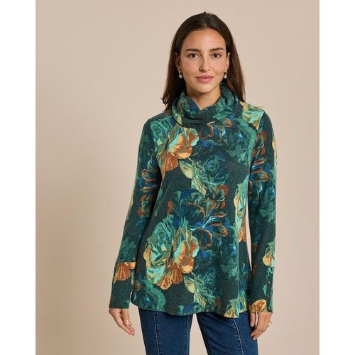 Wintershirt mit Allover Druck