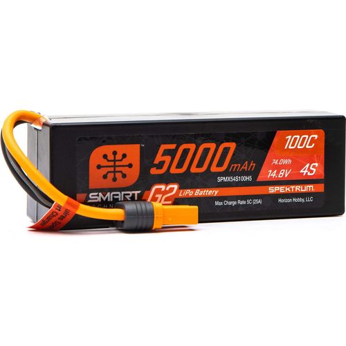 Spektrum Smart G2 LiPo 14,8 V 5000 mAh 100C HC IC5