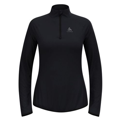 Odlo Damen Zeroweight Mid Layer 1/2 Zip schwarz