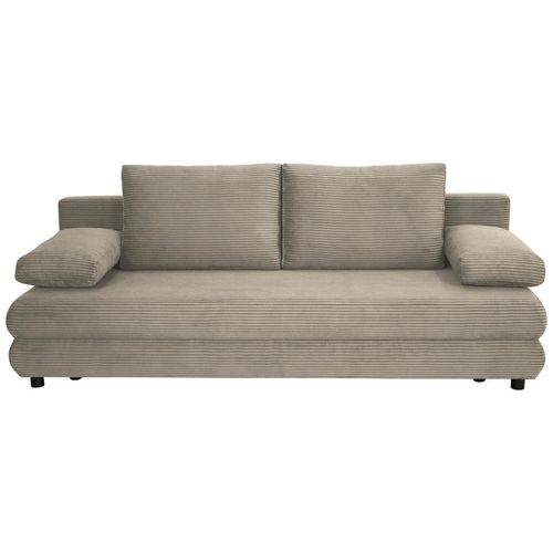 Schlafsofa Taras , Taupe , Textil , 2-Sitzer , Füllung: Schaumstoff , 197x77x81 cm , Stoffauswahl , Wohnzimmer, Sofas & Couches, Schlafsofas,