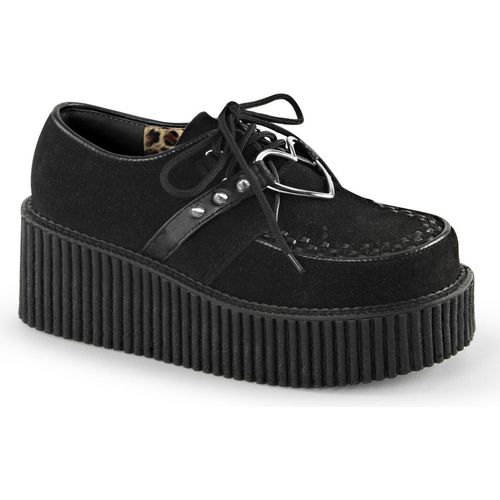 CREEPER-206 Damen Creeper von DemoniaCult, Schwarz EU 37, US 7