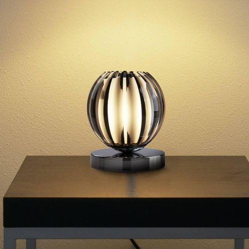 Tischlampe Claw mit Touchfunktion, Schirm rauch