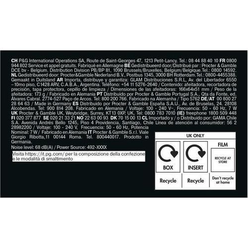 BRAUN Series 5 Elektrorasierer Schwarz 50 Minuten Akkulaufzeit 5 Minuten Schnellladung