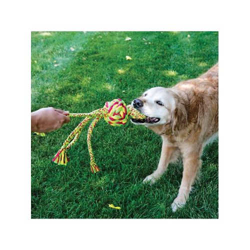 KONG Hundespielzeug Wubba Weaves mit Seil Verschiedene Farben