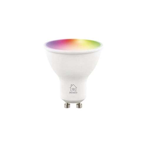 Deltaco Smart LED-bulb, GU10, RGB, Wi-Fi, 4,7 W