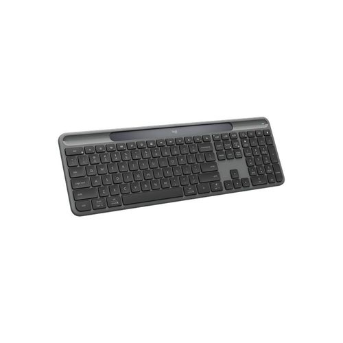 Logitech K980 Signature Slim Solar+ Wireless - Tastaturen - Nordisch - Schwarz