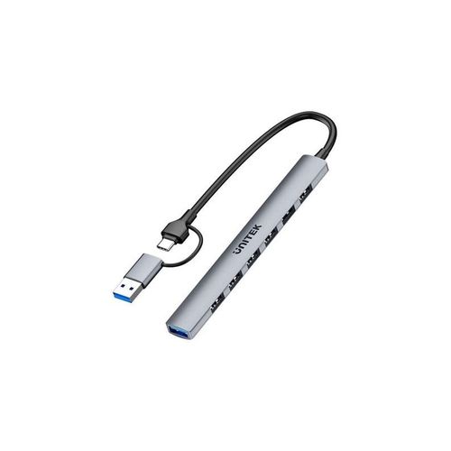 Unitek uHUB S7 USB-Hubs - 7 - Grau
