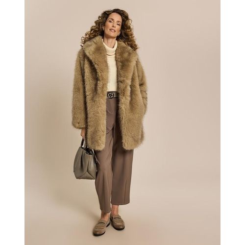 Fellimitatjacke Oversize