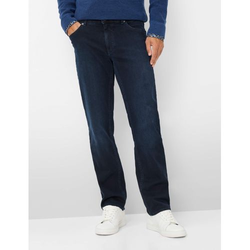 Brax Herren Five-Pocket-Hose Style COOPER BLUE BLACK USED, denim dunkelblau, Gr. 48/32 Image