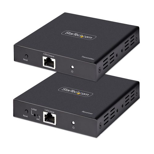 StarTech.com 4K HDMI Extender Over CAT5/CAT6 Cable, 4K 60Hz HDR Video Extender, Up to 230ft (70m)
