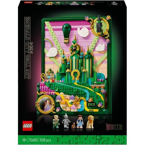 LEGO Wicked 75685 Emerald City Wandkunst