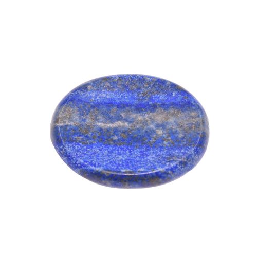 Edelstein FIRETTI "Schmuck Geschenk Daumenstein / Worry Stone / Yogastein", blau (blau, stein), EdelsteineB:3,5 H:1 L:4,5, Stein, Lapislazuli, B:3,5 H:1 L:4,5