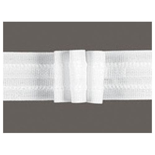 Faltenband GERSTER "Faltenband 26mm, 3 Falten" Gr. 1, weiß, B:2,6cm L:500cm, Polyester, Gardinenbefestigungen