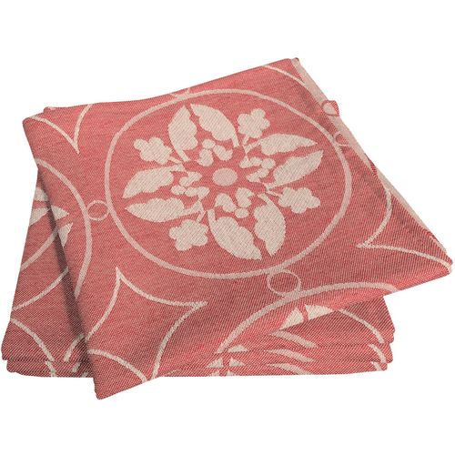 Stoffserviette ADAM "Romantic Puligny Light" Gr. 1, rot, B:30cm L:30cm, Obermaterial: 100% Baumwolle, Servietten