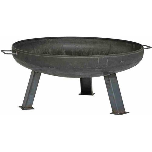 Feuerschale SIENA GARDEN "XXL anthrazit Ø 100 cm", grau (anthrazit), B:100cm H:38cm L:100cm Ø:100cm, Stahl, Feuerkörbe, langlebiges Produkt, Stahl unbehandelt