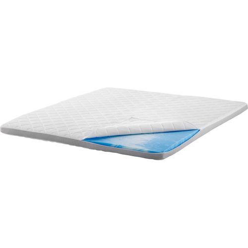 Topper MEISE.MÖBEL, weiß, B:180cm H:10cm L:200cm, Gelschaum, Topper