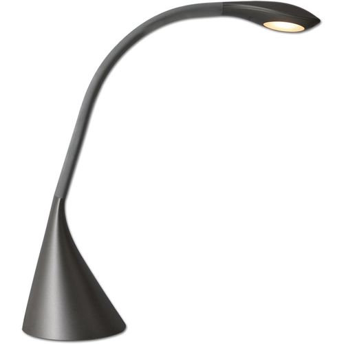 NÄVE LED Tischleuchte "Alf", grau, Ø 13,5cm H: 39,5cm, 1 Stk., Leuchten, 3-Stufen dimmbar, touch function,USB output, charging station 5V DC, Schreibtischlampe