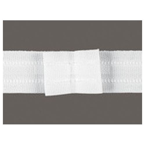 Faltenband GERSTER "Faltenband 26mm, 2 Falten" Gr. 1, weiß, B:2,6cm L:1.000cm, Polyester, Gardinenbefestigungen