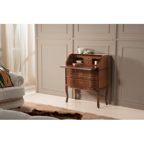 Sekretär HOME AFFAIRE "GIOTTO 023", braun (nussfarben), Sekretäre, Sekretär, Breite 75 cm