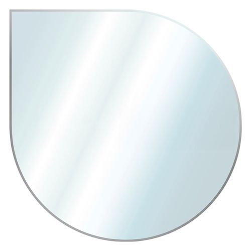 Bodenschutzplatte ADURO, transparent, B:110cm H:6mm L:110cm, Glas, Bodenschutzplatten, BxL: 110x110 cm