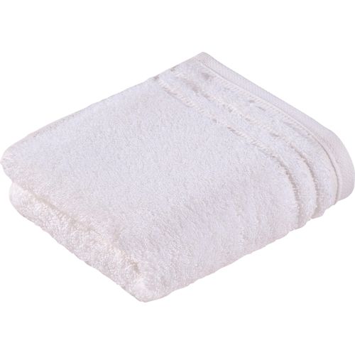 Seiftuch VOSSEN "Vienna Style Supersoft", weiß, B:30cm L:30cm, Walkfrottee, Walkfrottee, Handtücher, Waschlappen im Set, supersoft Baumwolle