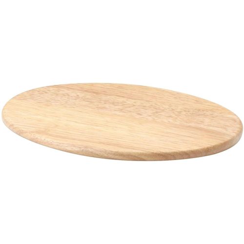 Schneidebrett CONTINENTA, braun (holzfarben), B:20cm H:1,2cm L:30cm, Holzwerkstoff, Schneidebretter, oval, Gummibaum 30x20x1,2cm
